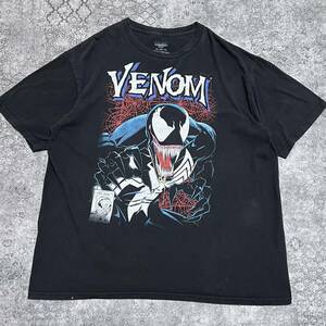 00s MAEVEL Venom マーベル ヴェノム Tシャツ キャラクター 映画 ムービー バンドT アートT ブラック ヴィンテージ ビンテージ vintage