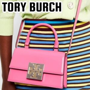 未使用●現行品●TORY BURCH●トリーバーチ●2way●ショルダーバッグ●ハンドバッグ●ピンク●ラムスキン●カーフレザー●