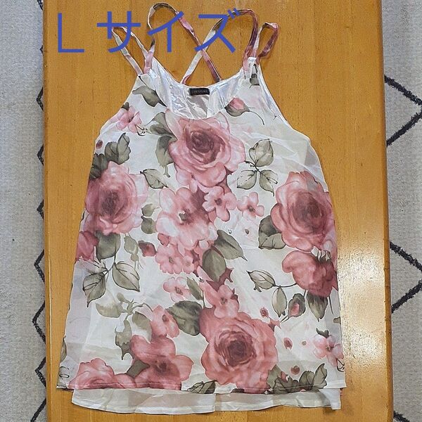 cornflake 花柄 キャミソール Lサイズ