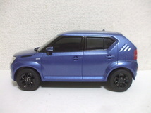 スズキ　イグニス　SUZUKI IGNIS　ブルー系　紺色　カラーサンプル　色見本　ミニカー　1/18(?)_画像6