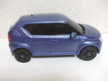 スズキ　イグニス　SUZUKI IGNIS　ブルー系　紺色　カラーサンプル　色見本　ミニカー　1/18(?)_画像4