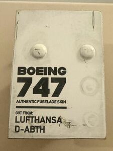 JET EYES SKIN Boeing 747 D-ABTH Lufthansa limited goods USED