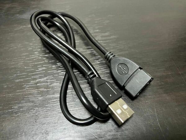 USB 延長 ケーブル TypeAオス → メス 充電向け 60cm