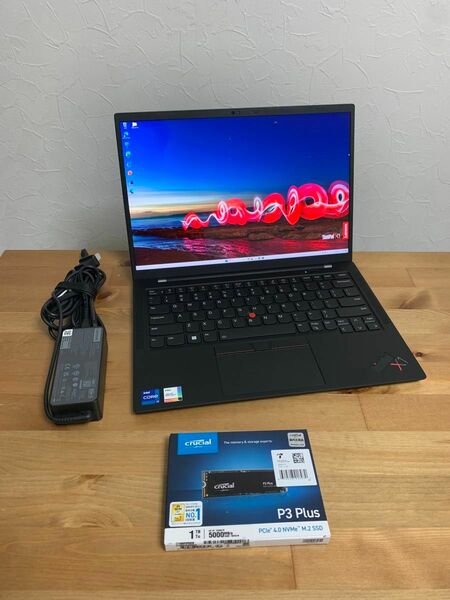 美品 保証残 Lenovo ThinkPad X1 Carbon Gen9 i7-11th 32G 1TB 14型 4K液晶