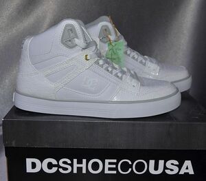 新品 27.0 DC SHOES ピュア モノグラム柄 ハイトップ DC SHOE ＤＣシューズ PURE HIGH-TOP WC SE SN ホワイト　白 