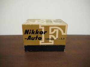 NIKON　NIKKOR-AUTO　135mm F:3.5 中古　ケース付き　