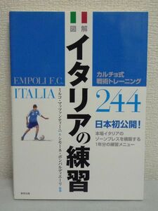 図解 イタリアの練習 カルチョ式戦術トレーニング244★サッカー