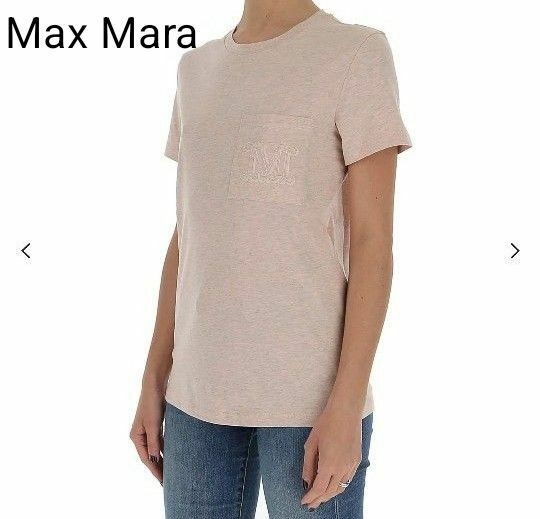 Max Mara　マックスマーラ　ロゴ刺繍　Tシャツ　夏服　トップス