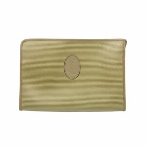 1 иен ~* хорошая вещь * Yves Saint-Laurent Yves Saint Laurent кожа клатч ручная сумочка Vintage 