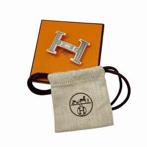 【未使用】エルメス HERMES トゥアレグ コンスタンス H ベルトバックル シルバー バックルのみ