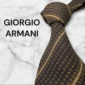 362 GIORGIO ARMANI ネクタイ　ドット柄　ストライプ ジョルジオアルマーニ