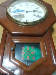 レトロ 掛け時計 SEIKO 昭和レトロ 当時物 振り子時計