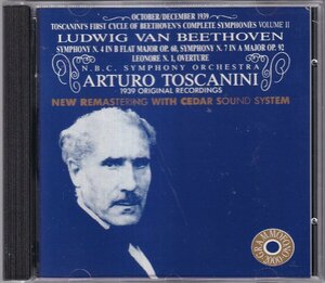 GRAMMOFONO　ベートーヴェン　交響曲4,7、他　トスカニーニ/NBC交響楽団　1939年