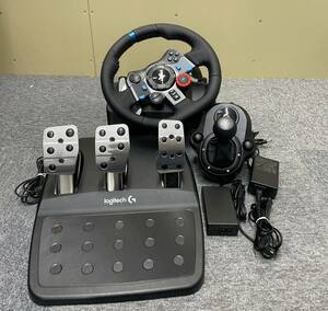 120 secondhand goods Logicool Logicool racing wheel G29 LPRC-15000 handle navy blue black 