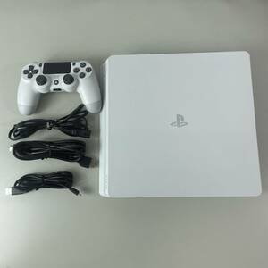 100 中古品 SONY PlayStation4 ホワイト　500GB　CUH-2200B　PS4　