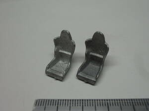 meli kit 1/43 white metal made Rally car bucket seat 2 piece ( unused goods ) postage 120 jpy 