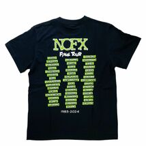 送料無料■新品未使用【NOFX ノーエフエックス】 FINAL TOUR BIG CREAM TEE T-SHIRTS ファイナルツアービッグクリームTシャツ ブラック_画像5