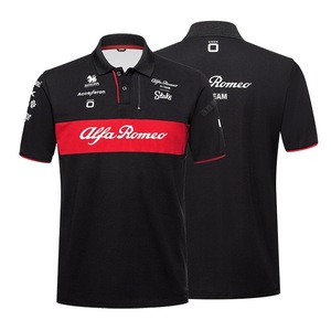 Alfa Romeo Racing アルファロメオ F1 レーシング チーム レプリカ　ポロシャツ　ブラック Lサイズ　　