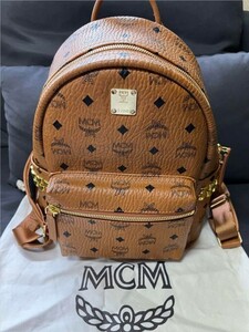 新品 エムシーエム MCM リュックバックパック ブラウン系 #5451812