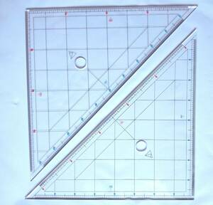 土地家屋調査士 三角定規 アガルート 1組