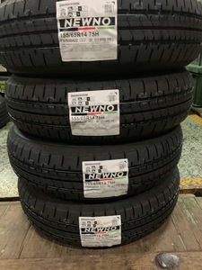 1円売切り!!　2023年製造　新品４本セット　売切り!!　　155/65R14 75Ｈ ブリヂストンNEWNO　ニューノ