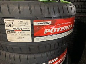 即決売切り!!　2020年製造　新品1本　売切り!!　　245/40RF18 93Ｗ ブリヂストン POTENZA　Ｓ001RFT　ポテンザ　ランフラット