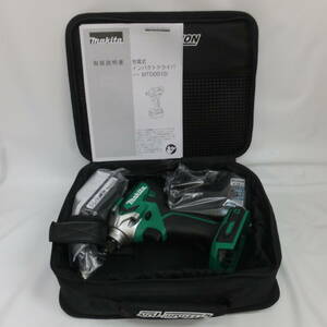 1 jpy *[ rechargeable impact driver ]Makita Makita new goods unused MTD001DWA battery 14.4V charge hour 105 minute weight 1.2Kg torque 145N present condition goods 