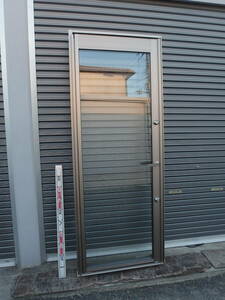  stock goods aluminium sash LowE type pair glass LIXIL Thermos L back door door 07120 (07420) L left hanging weight car wing re- with translation 