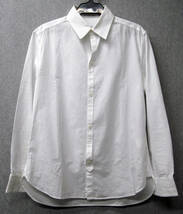 Y's Yohji Yamamoto Ladie's COTTON WHITE SHIRT BLOUSE 2 （ ヨウジヤマモト ワイズ 綿素材 定番 シンプル シャツ ブラウス 2_画像1