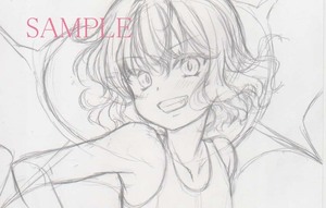 Art hand Auction ★Touhou Project hand-drawn illustration★Remilia Scarlet School Swimsuit●A5 Beautiful Girl Rough Drawing, Comics, Anime Goods, Hand-drawn illustration