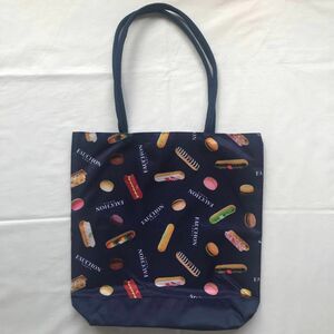 FAUCHON PARIS　タカシマヤオリジナル＜フォション＞トートバッグ　スイーツ柄　サブバッグ　エコバッグ　非売品　中国製