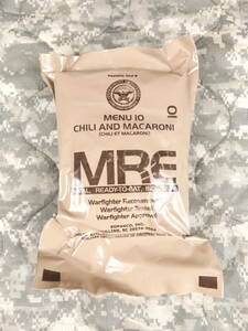 MREレーション MENU -10 2024年4月検品 米軍 ミリ飯 ミリメシ 戦闘糧食 非常食 備蓄 保存食 防災バッグ 車中泊 キャンプ サバゲ 送料無料