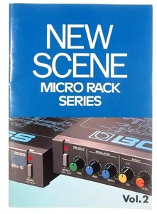 '80s BOSS NEW SCENE MICRO RACK SERIES　Vol, 2 ボス　マイクロラックシリーズ　カタログ