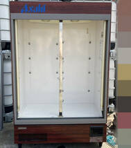 リーチイン冷蔵ショーケース ホシザキ RSC-120B-B 100V スライド扉 木目調 業務用　中古_画像3
