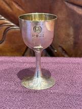銀杯 酒器 盃 グラス アンティーク ワイングラス 純銀 約:28g_画像1