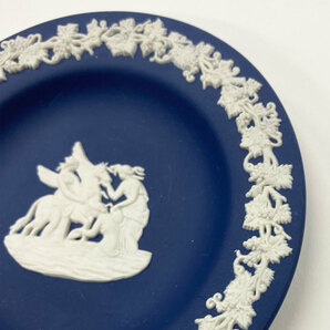 ウェッジウッド WEDGWOOD ジャスパープレート ブルー 飾り皿 小皿 磁器 陶器 現状品 コレクション 中古品 nn0101 009の画像3