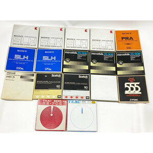  open reel tape 17ps.@ set sale contents unknown SONY maxell Scotch TDK TEAC etc. present condition goods secondhand goods nn0101 097
