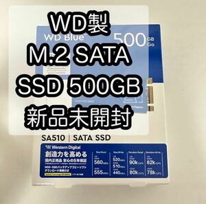 【新品未開封】WD SA510 SSD 500GB M.2 SATA WDS500G3B0B