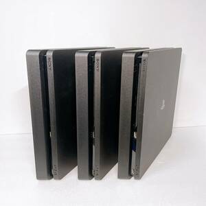 [1 jpy ]Playstation4 500GB CUH-2200AB01 jet black 3 pcs set sale PS4 body @18000