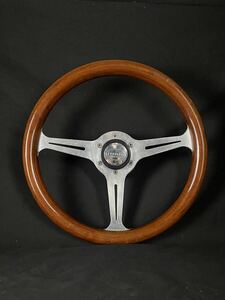 NARDI Nardi Classic wooden steering wheel junis horn button Nardi steering wheel that time thing old car 35 φ