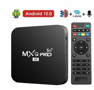 送料無料　Media Player マルチメディアプレーヤー MXQ-PRO 4k hd android 10.0　TV BOX スマート　4K　2.4g & 5g wifi リモコン
