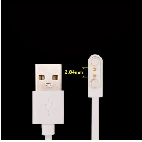 送料無料　未使用品　スマートウォッチ 充電ケーブル　コード　USBケーブル　ピン間 2.84mm