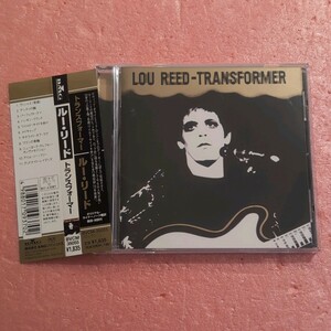 CD 国内盤 帯付 ルー リード トランスフォーマーLOU REED TRANSFORMER THE VELVET UNDERGROUND ヴェルヴェット アンダーグラウンド