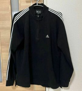 adidas ハーフジップ