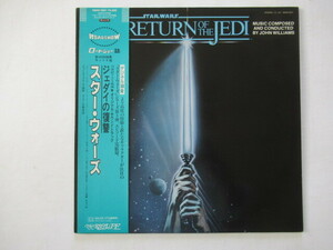  Star * War z Return of the Jedi series 3 original * soundtrack obi attaching 12 -inch record record 