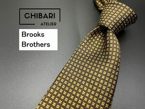 【超美品】BrooksBrothers　ブルックスブラザーズ　ドット柄　ネクタイ　3本以上送料無料　ブラウン　0502260