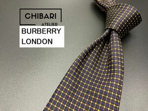[ очень красивый товар ]BURBERRY LONDON Burberry London в клетку галстук 3шт.@ и больше бесплатная доставка черный темно-синий 0502162