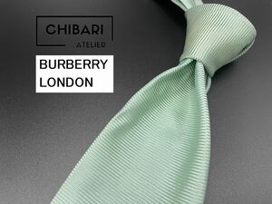 BURBERRY LONDON　バーバリーロンドン　無地柄　ネクタイ　3本以上送料無料　グリーンブルー　0502078