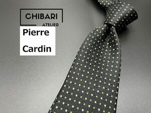 【超美品】Pierre Cardin　ピエールカルダン　ドット柄　ネクタイ　3本以上送料無料　ブラック　0503023