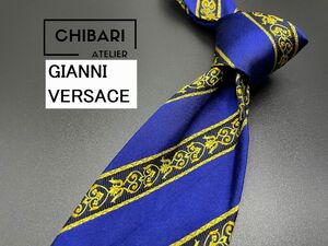 [ очень красивый товар ]VERSACE Versace цветок &reji men taru рисунок галстук 3шт.@ и больше бесплатная доставка голубой 0503027